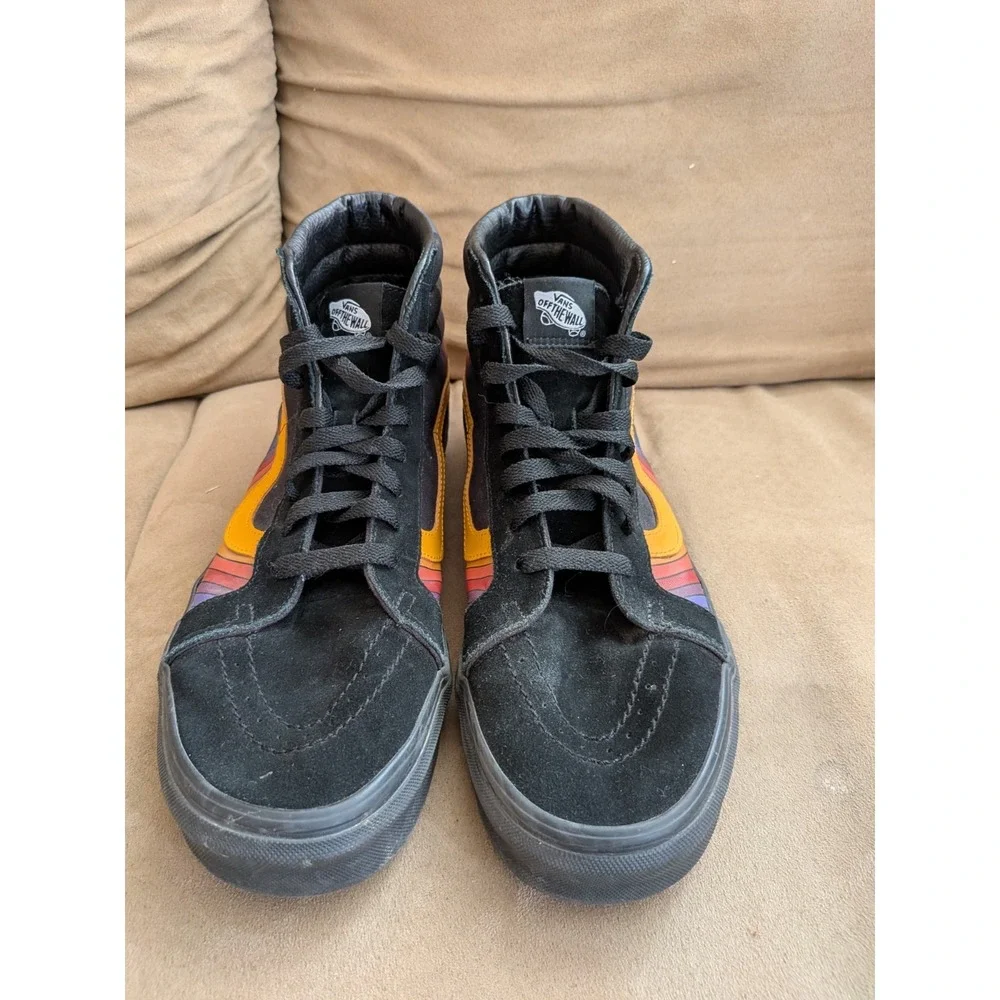 VANS Sk8-Hi Reissue Refract Black/Multi Men's 11.5 **RARE** NEW